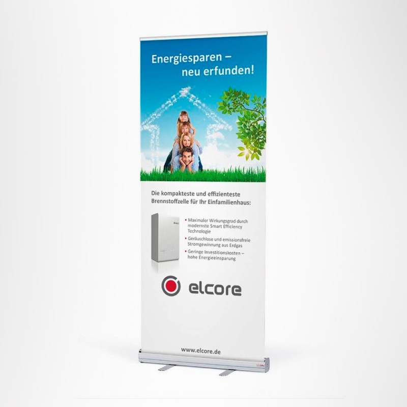 Roll Up Banner 1x2m | Impresión en Alta Resolución