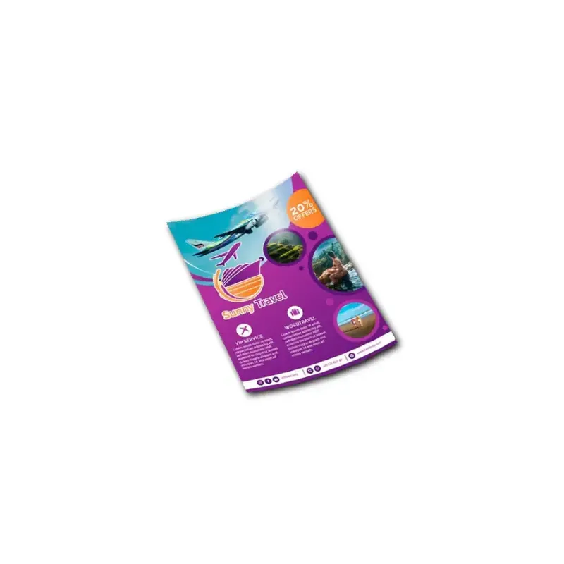 Flyer A4 Impreso a Full Color