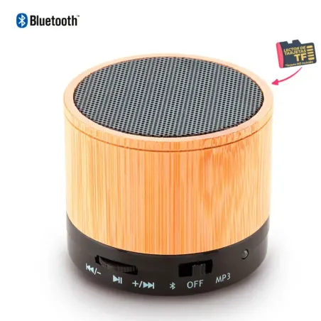 Parlante Bluetooth de Bamboo | Diseño Ecológico y Personalizable