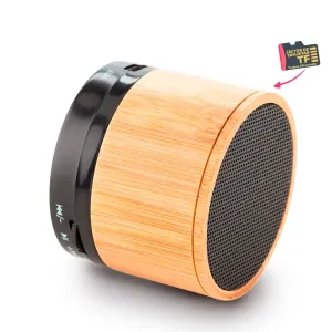 Parlante Bluetooth de Bamboo | Diseño Ecológico y Personalizable