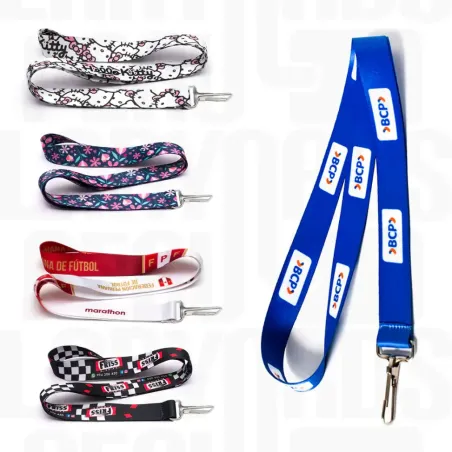 Lanyard Sublimado con Tip Top Desprendible | Personalización Full Color