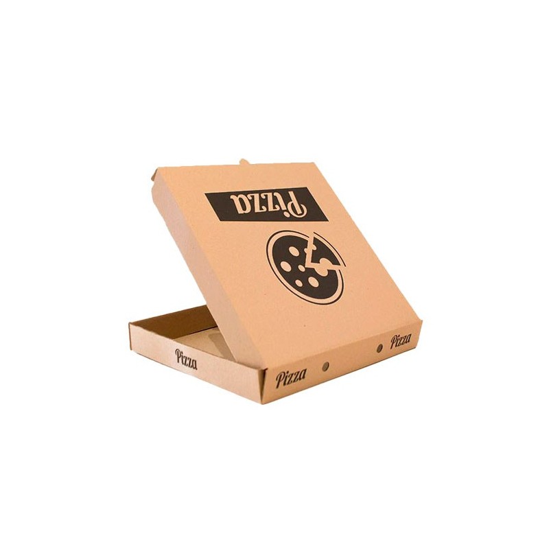 Caja para Pizza 33x33 cm | Resistente y Plegable