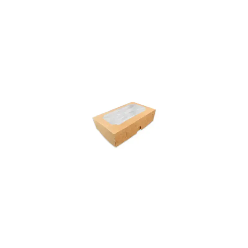 Caja para 4 Chocotejas Kraft | Empaque Natural y Elegante