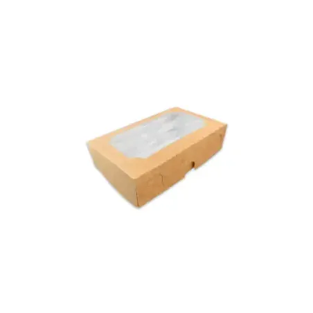Caja para 4 Chocotejas Kraft | Empaque Natural y Elegante