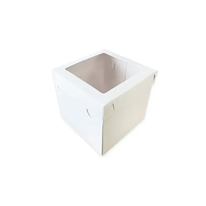 Caja Cuadrada para Torta | Con Ventana Superior