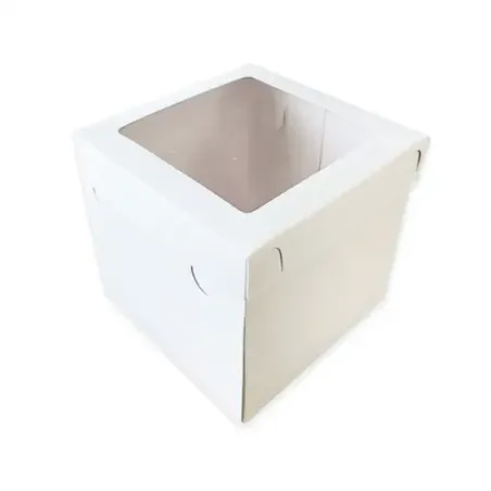 Caja Cuadrada para Torta | Con Ventana Superior